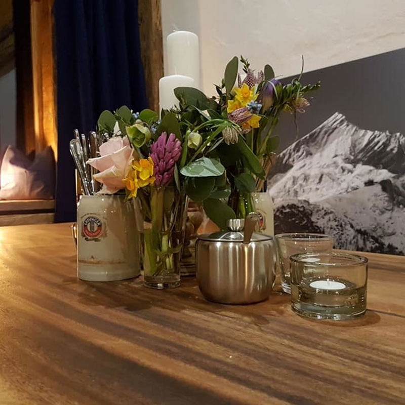 Stammtisch in der Toni Alm